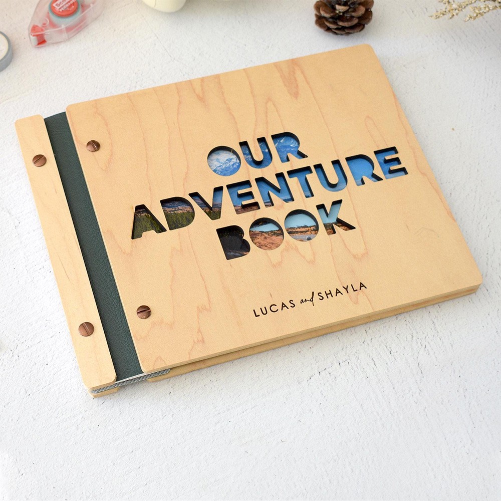 Personalized Our Adventure Book Scrapbook Anniversary Gift Valentines Gift Christmas Gift  Couples gift